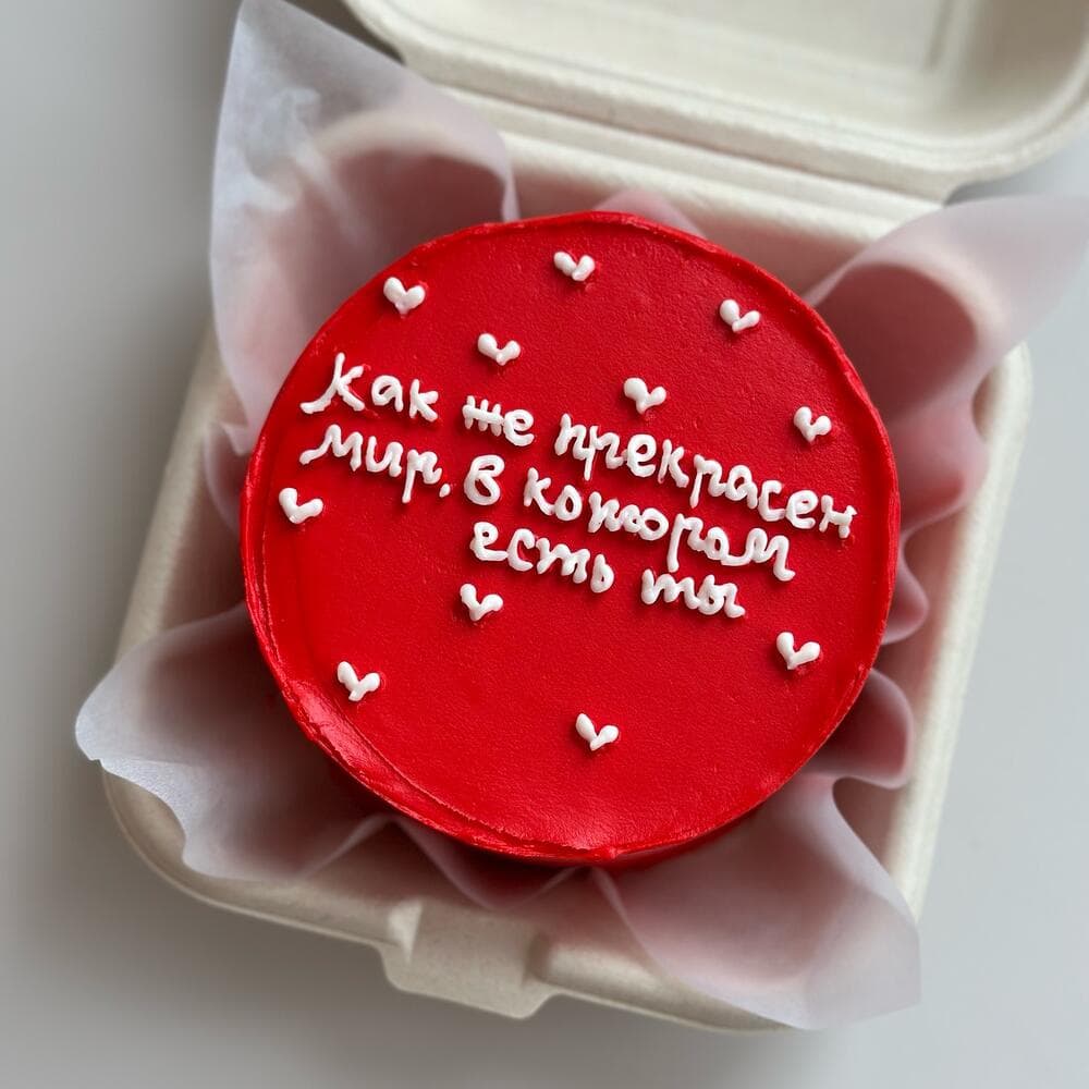 Шоколадный бенто-торт